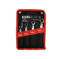 Halvåpne ringnøkler YATO YT-0143 8-17mm 4 stk.