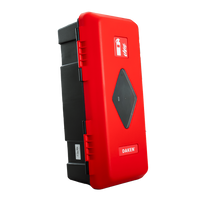 Brannslukningsboks 6 kg DAKEN 82020 ADAMANT 671x310x247mm rød