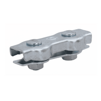 DROMET ZLS.6 dobbel sadeltauklemme for 6 mm tau