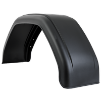 Skjerm for tilhenger 15-16" DE HAAN HMK 2480 hjulbue 800/240mm