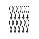 Sett med tau for sikring av teltmarkiser ProPlus 365644 gummitau med ball 15 cm 10 stk.