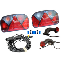 Lyssett: ASPÖCK baklys + ASPÖCK sidemarkeringslys + MANTES 7m 7-PIN sele + hurtigkoblinger