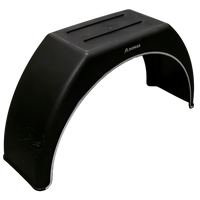 UTSLUTT Tilhengerskjerm 14-17" DOMAR DK3110 flat hjulbue 870/260mm