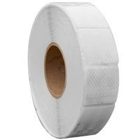 Reflekterende hvit konturtape i segmenter - 1 meter