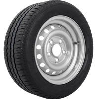 Forsterket hjul for tilhenger DEKK WANDA 195/50 R13C 104/101N FELGTRAILERTOPP 5,5Jx13"H2 5x112 ET:30