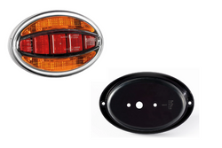 FRISTOM FT-355 LED universal baklys med innfelt hus