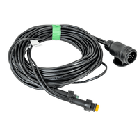 ASPÖCK elektrisk installasjon tilhenger bergingsbil sele 7 m 13/8 PIN plugg bajonetter 2x 5 PIN