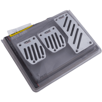 OUTLET Pedalbeskyttere i aluminium med sklisikker gummi RACE2 PILOT