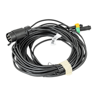 MANTES elektrisk installasjon tilhenger sele 7m 7-PIN PLUG-BAJONET 2x 5-PIN