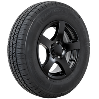 Forsterket tilhengerhjul KENDA DEKK 185/80 R14C 104/102N ALUMINIUM FELG STARCO sort 5,5Jx14"H2 5x112 ET:30