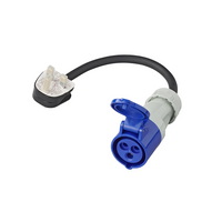 Adapter med CEE-plugg og UK-uttak UK ProPlus 373522DE-kabel 40 cm 16A 230V 