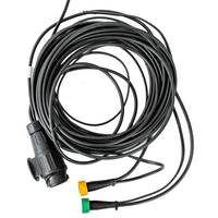 MANTES elektrisk installasjon, tilhenger trekkvogn sele, 7 m, 13 PIN støpsel, 2x 5 PIN bajonetter