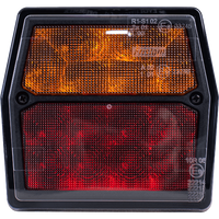 Baklys FRISTOM FT-222 LED 4 funksjoner universal