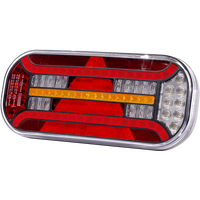 FRISTOM FT-610 LED baklykt, 6 funksjoner, venstre