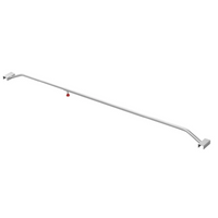 Flat presenningsstøtte for ProPlus-tilhenger 340918 justerbar aluminium 132–204 cm