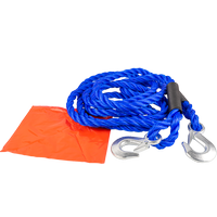 Slepetau med kroker LAMP slepestropp 4m/18mm/5t blå