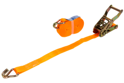 UNITRAILER 6m/25mm/1t oransje transportbånd med strammer