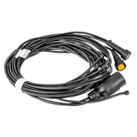 ASPÖCK elektrisk installasjon tilhenger sele 4,5 m 7-pins plugg bajonetter 2x 5-pins