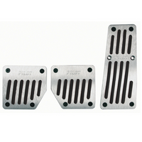 LAMPA TOURING BLACK PILOT pedalbeskyttere i aluminium med sklisikker gummi