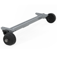 KNOTT VGB15M/MV bremseaksel for tilhenger / bergingsbil 1500kg 1300mm 1770mm 5x112