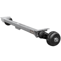 KNOTT VGB13M bremset aksel for tilhenger/biltransportør 1350 kg 1510 mm 1880 mm 5x112