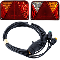 DOBPLAST DPT35 LED-baklykter + MANTES 4m 7PIN-ledning