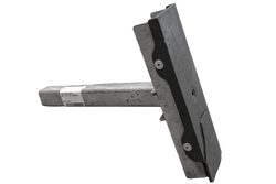 UTLØPSUNITILHENGER flat sidestøtte, lengde 30 cm, høyde 40 cm, for båthenger, GRÅ