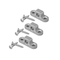 Sett med tre horisontale metallmaljer for ProPlus-markisen, monteringsbraketter for markiseramme