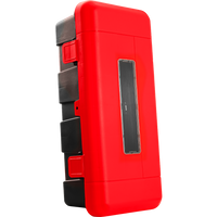 Brannslukningsboks 6/9kg DAKEN 82130 REGON 715x335x240mm rød