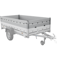 BIS aluminiumsider for UNITRAILER GARDEN 264 KIPP ALU og 264/2 KIPP ALU tilhengere