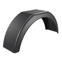 Tilhengerskjerm 15-16" DOMAR D20140 flat hjulbue 800/240mm