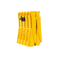 Sett med to sammenleggbare hjulklosser LOKHEN ORIGAMY 56 h: 230 mm / sett med håndtak