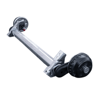 AL-KO COMPACT bremset aksel for tilhenger/bærer 1350 kg 1100 mm 1550 mm 5x112