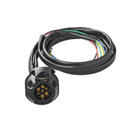 ProPlus 343505 elektrisk installasjonskabel for tilhenger 1,5 m 7-pinners plugg