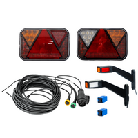 Lyssett: FRISTOM FT-270 LED-baklys + FRISTOM FT-145 LED-sidemarkeringslys + MANTES 7m 13-PIN sele