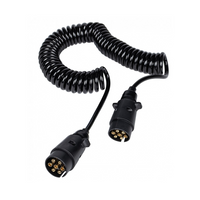 KAMAR E1219 spiralformet elektrisk kabel 5m 12V 7PIN plugg
