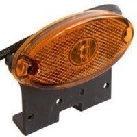 ASPÖCK FLATPOINT II LED-markeringslampe, oransje, universal, med brakett