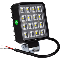 Arbeidslampe 16x LED TruckLED L0154 firkantet med bryter