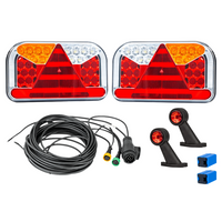 Lyssett: FRISTOM FT-170 LED-baklys + FRISTOM FT-009 LED-sidemarkeringslys + MANTES 7m 13-PIN sele