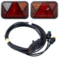 FRISTOM LED-baklykter + MANTES 4m 7PIN-ledning