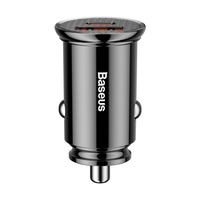 BASEUS sirkulær plast USB-A, USB-C 30W billader
