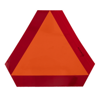HERMON reflekterende klistremerke, saktegående varseltrekant, 300x120mm