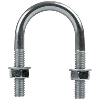 M8 rund u-bolt med muttere og skiver 35/68