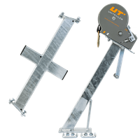Håndvinsj 1135 kg UNITRAILER-brakett for trekkvogn 