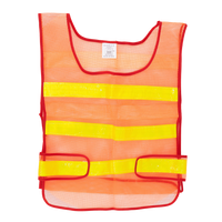 HERMON XXL oransje refleksvest med borrelås på siden