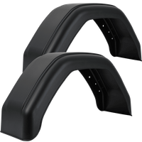 Sett med to skjermer for en 13-14" tilhenger DE HAAN HMK 2066, hjulbuer 660/200mm