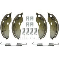 Bremsesko for aksler AL-KO 160x40 med et sett UNITRAILER fjærer