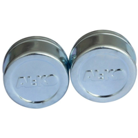 Sett med to AL-KO 55 mm navlagerdeksel, hetter, tilhengerdeksel