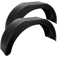 Sett med to skjermer for en 14-15" tilhenger DOMAR D20130, flate hjulbuer 790/220mm