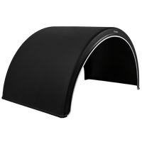 Dobbelskjerm for tilhenger 19,5-22,5" DOMAR DK1670 hjulbue 1280/650 mm